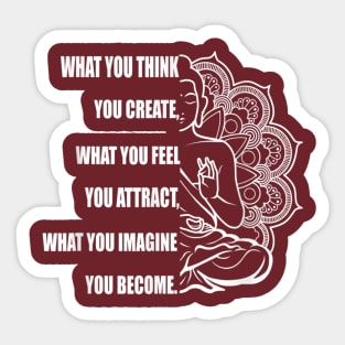 Law of attraction Sticker